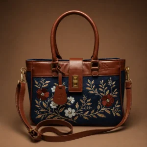 Daisy Bag – floral embroidered tote bag for women