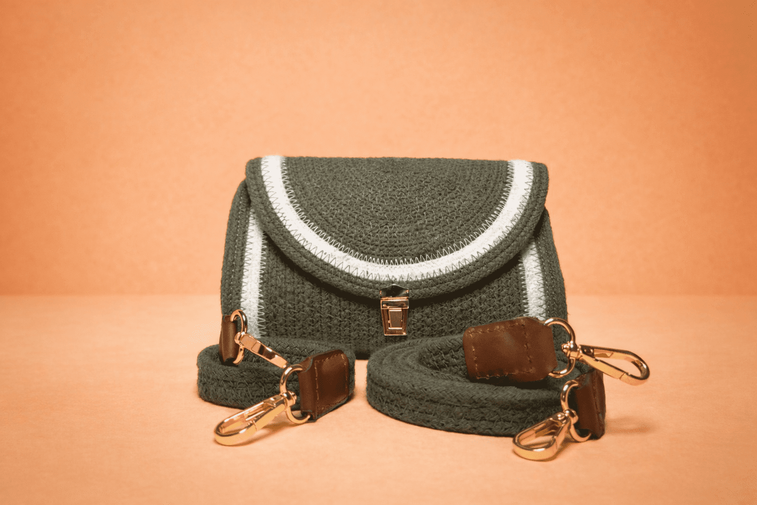 The Woven Fold (Olive Curve)