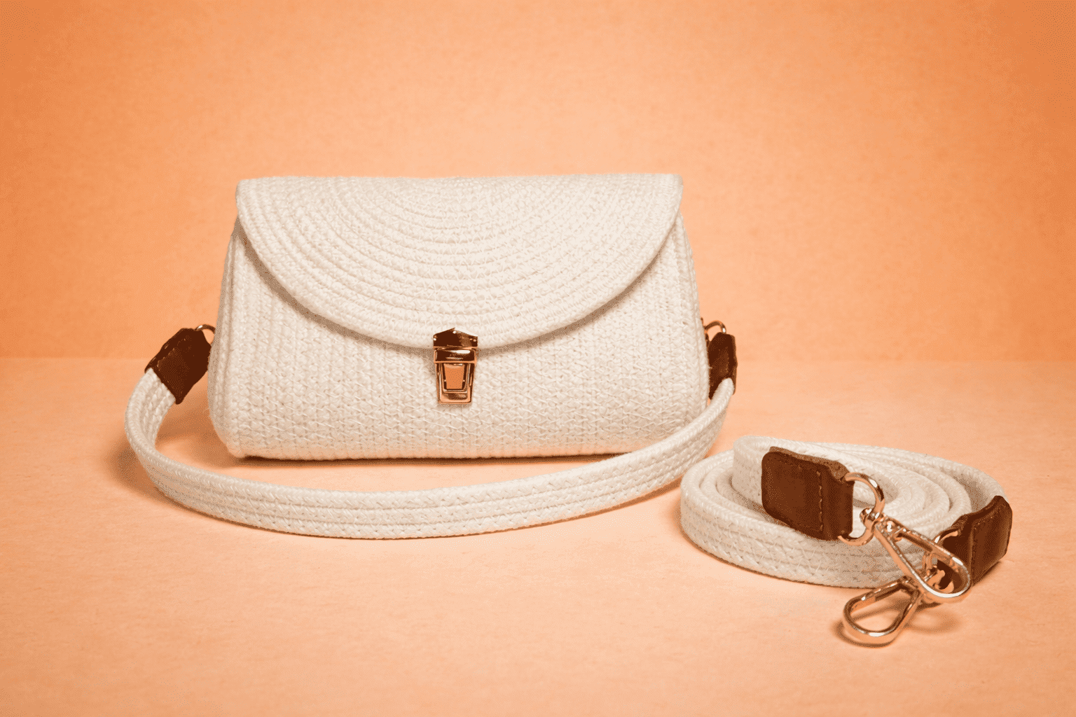 The Woven Fold (Pearl White)